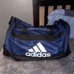 Blue Adida Duffel Bag 