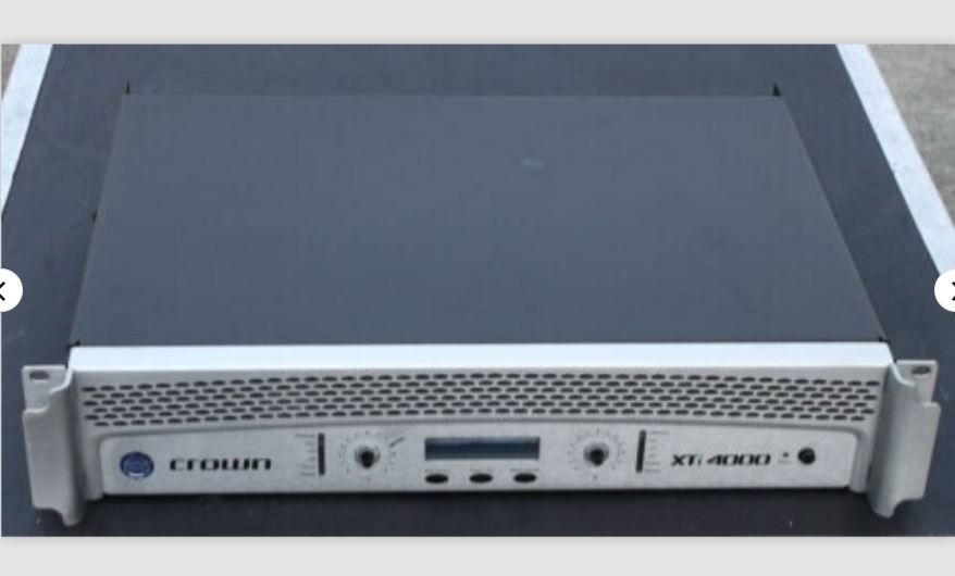 CROWN XTI 4000 power amp