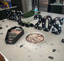 Rest In Peace 20's Light Up Letters