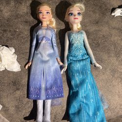 Disney Frozen Elsa Doll Of 2 C181