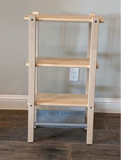 4-Tier Ladder Book Shelf - Natural Color
