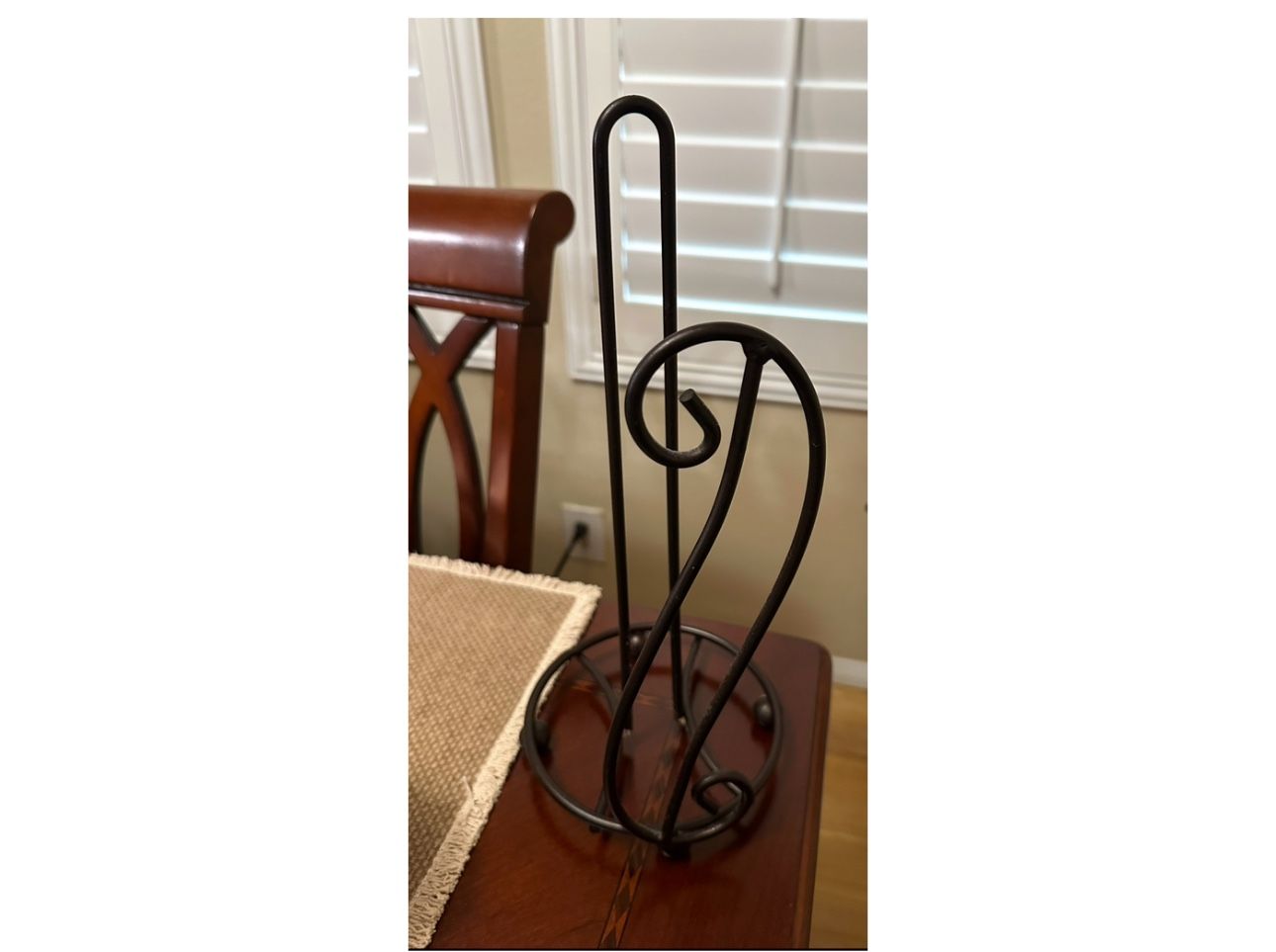 Paper Towel Holder Brown