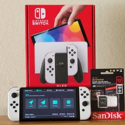 Nintendo Switch OLED 1TB MOD  | 200 + Games | 10000 Retros | Movies |Online Shops|