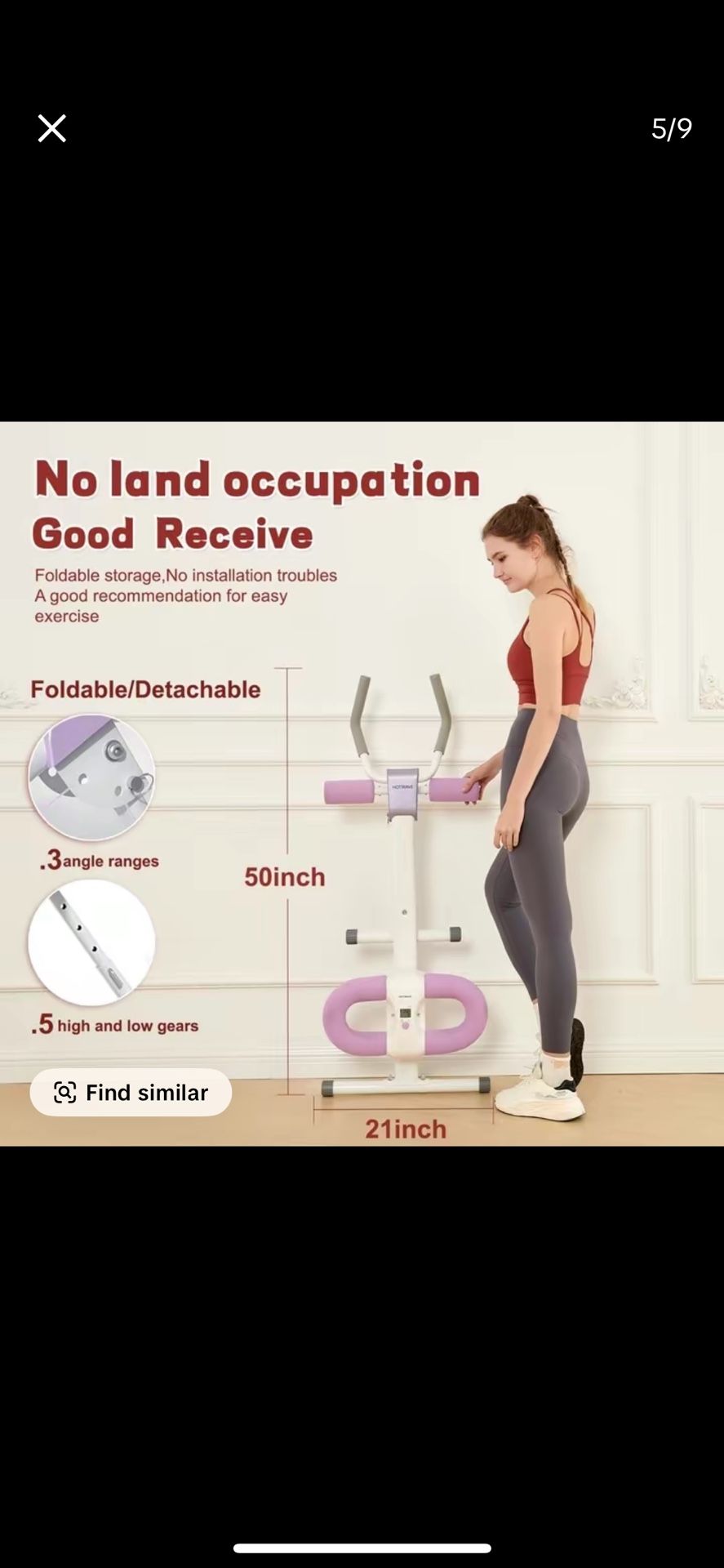Foldable Ab Machine
