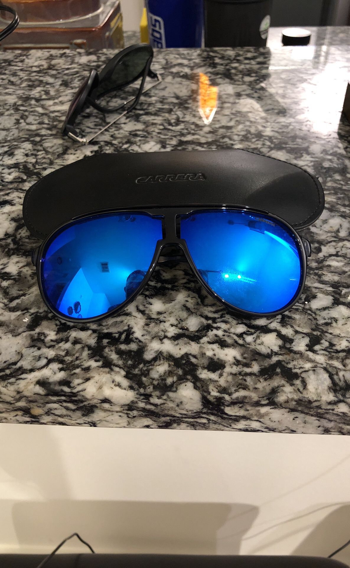 Blue Carrera sunglasses