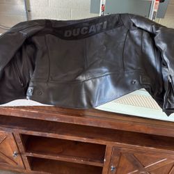 Ducati Leather Motorcycle Jacket Like New