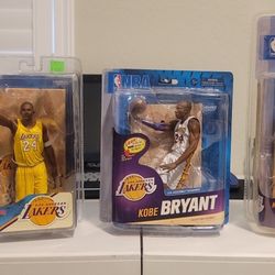 Kobe Bryant Mcfarlane's Sport picks figures. 
Together or separate.