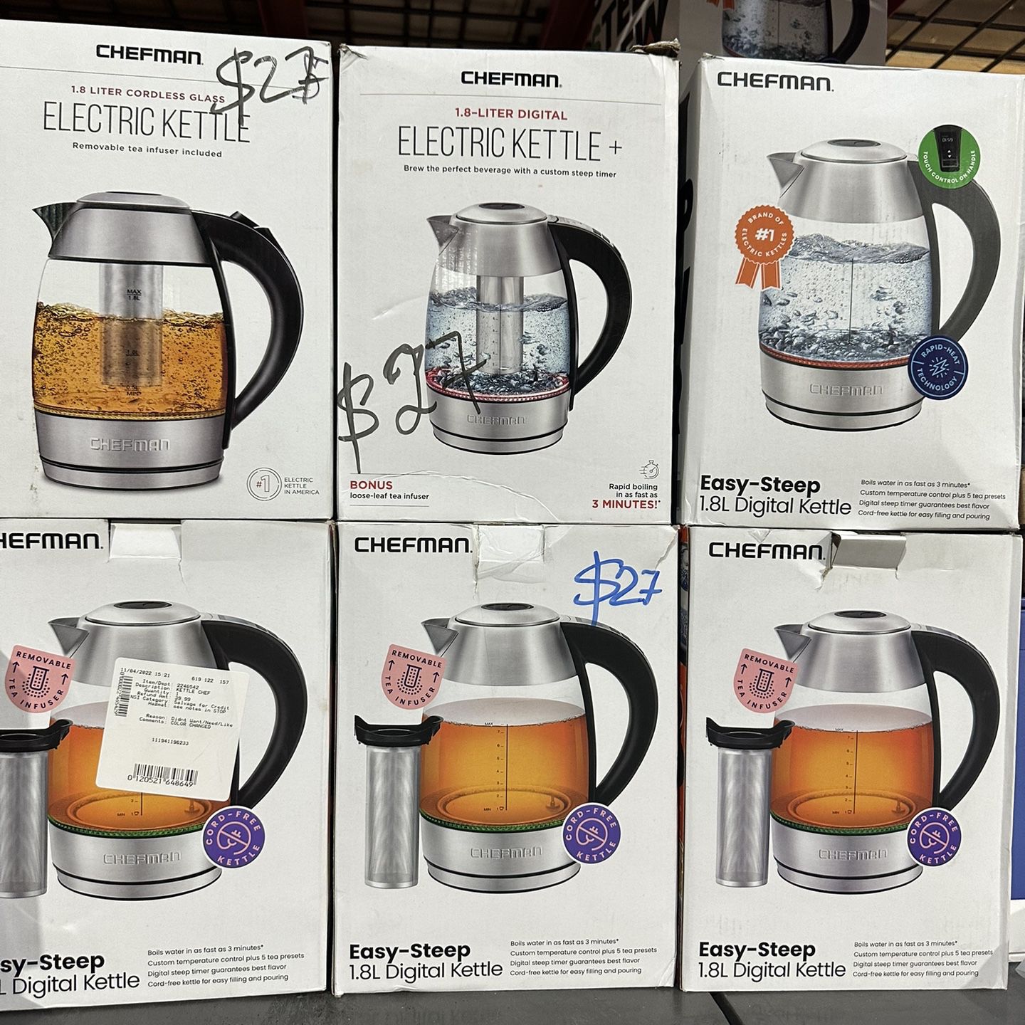 Cuisinart CPK-17 (CT) Programmable 1.7 LTR Electric Kettle Stainless Works  for Sale in San Antonio, TX - OfferUp
