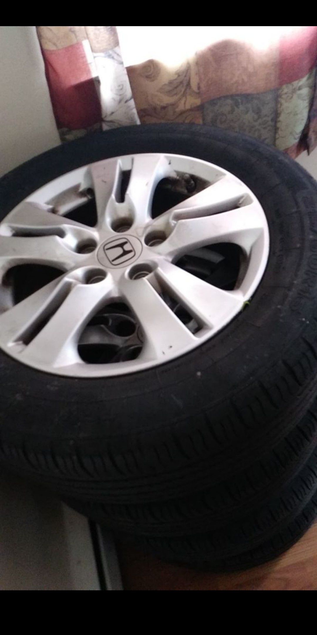 Accord rims with good tires 215/60 16s