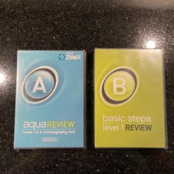Aqua Zumba A & B: Aqua REVIEW Music CD & Choreography DVD + Basic Steps Level 1