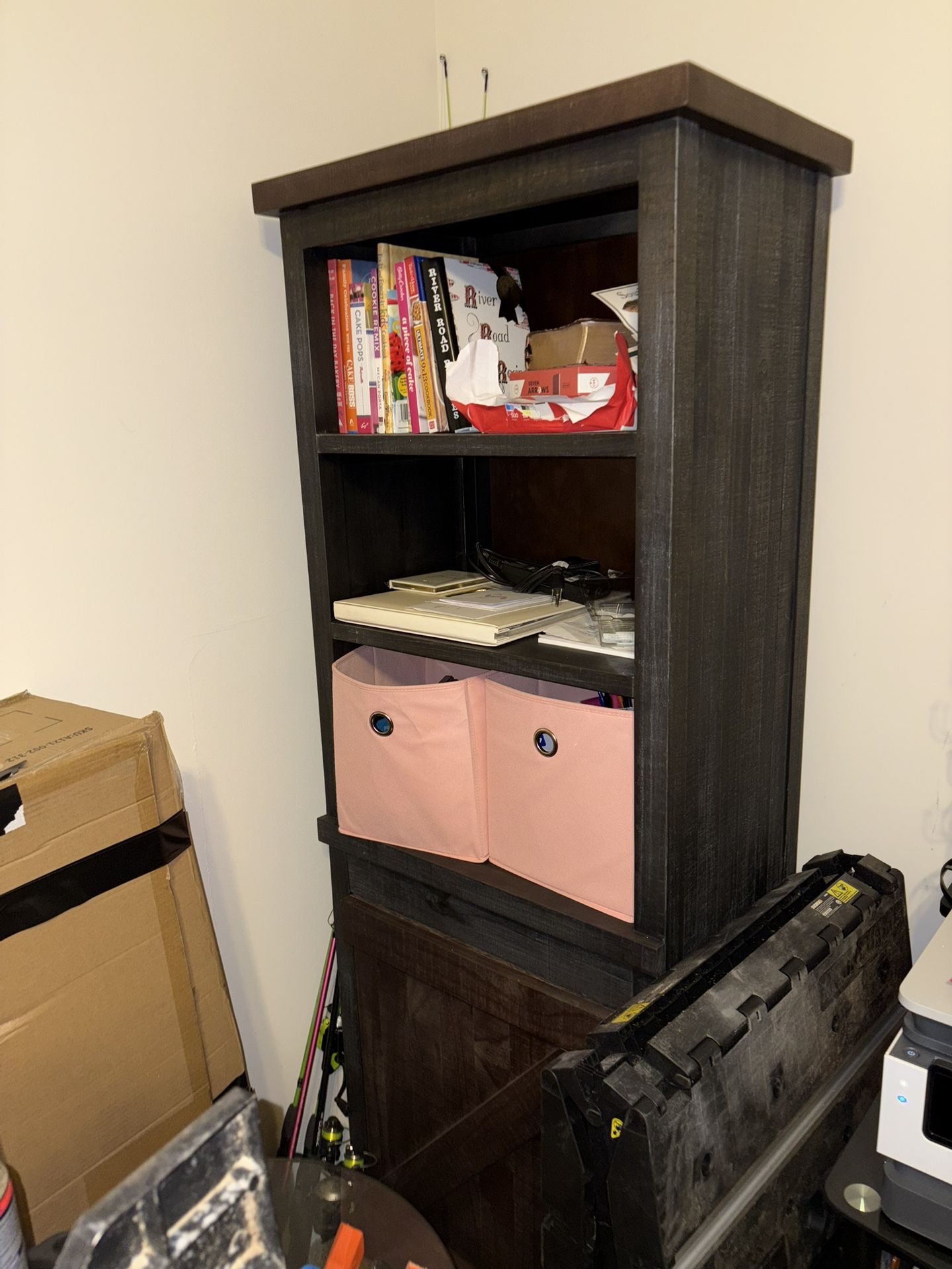 Barn Door Style Bookcase