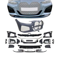 Fits 21-25 BMW 4-Series G22 G23 MP Style Front Bumper Cover Conversion w/ Lip