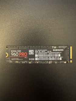Samsung 960 PRO NVMe SSD 512GB