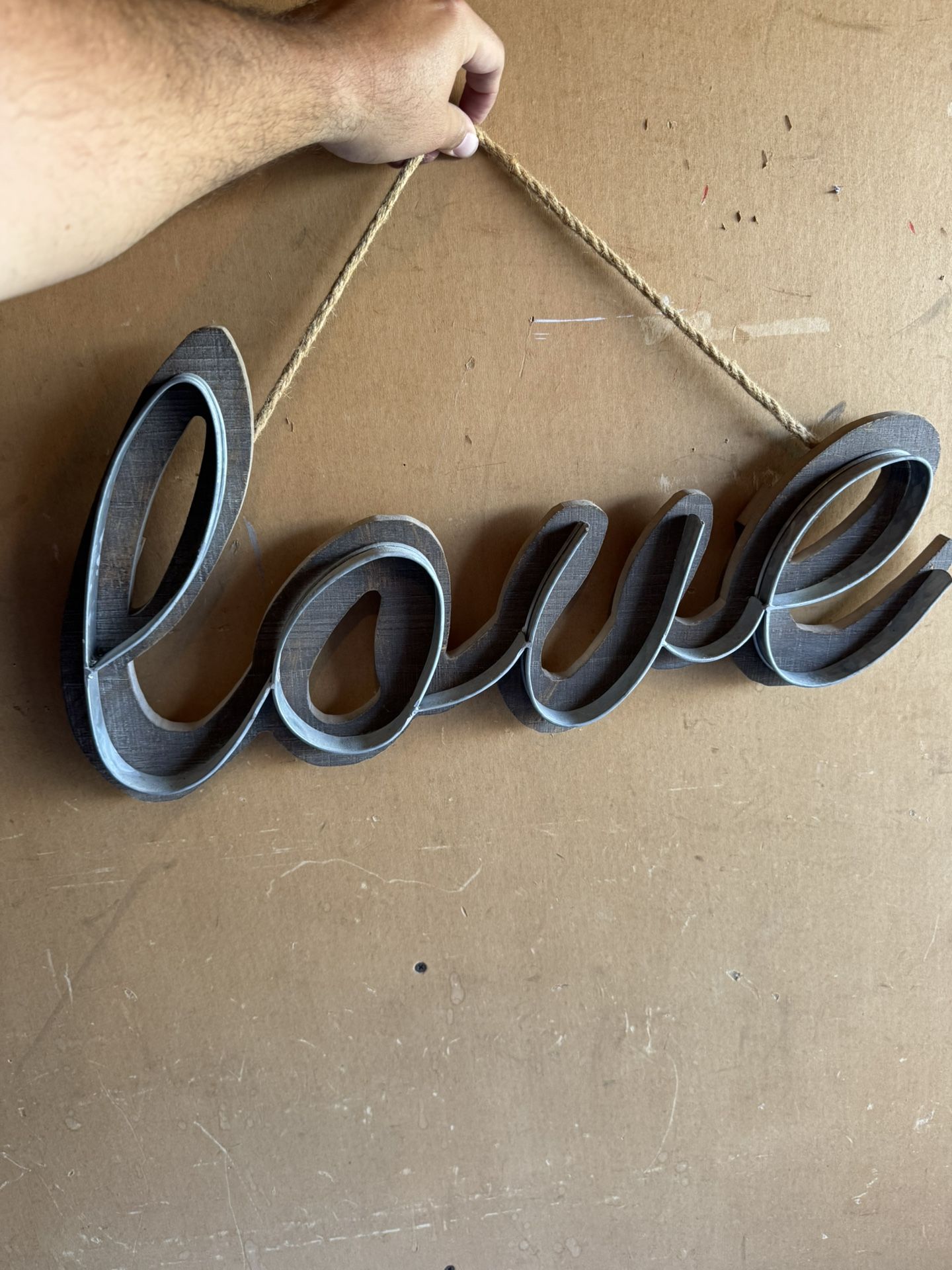 Home Decor Love Sign