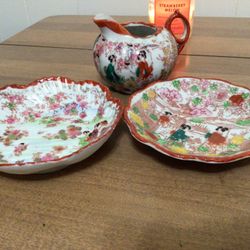 VTG KUTANI PORCELAIN 3- PIECES