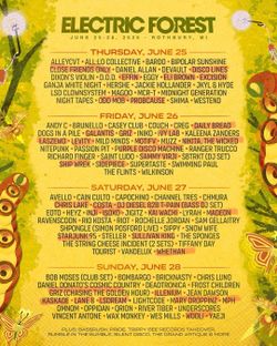 Electric Forrest Higher Love Wristband June 25th - 28th