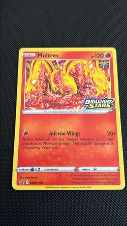 Moltres SWSH185 Pokémon Promo Card
