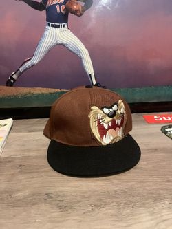 Tazmanian Devil Snapback Hat Unisex Adult Brown Six Flags Mocha