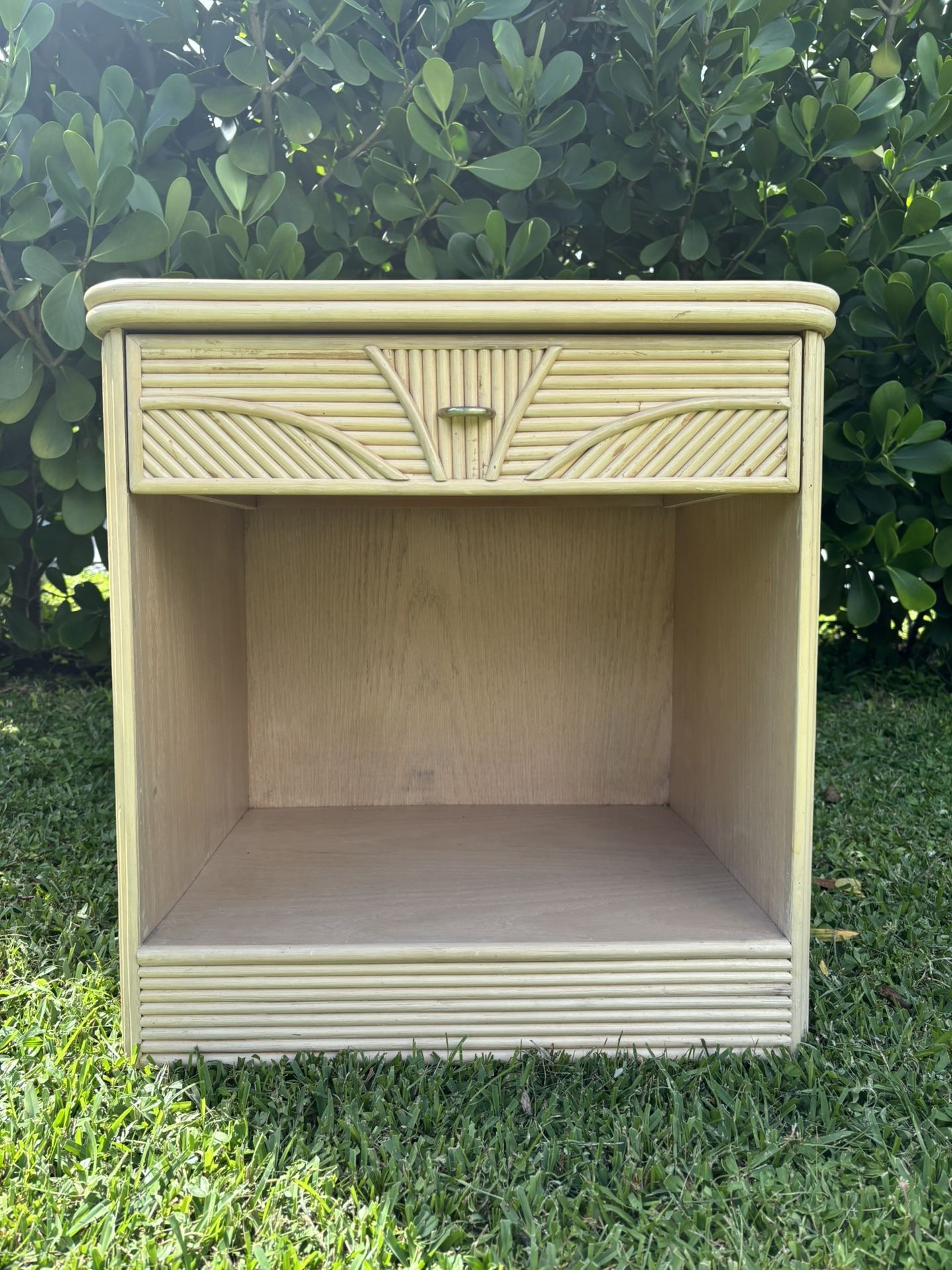 Pencil Reed End Table