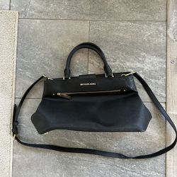 Michael Kors Black Leather Bag