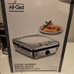 All Clad 4 Slice Waffle Maker
