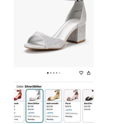 DREAM PAIRS Womens Heels, Chunk Low Heel Comfortable Pump Sandals Dress Shoe