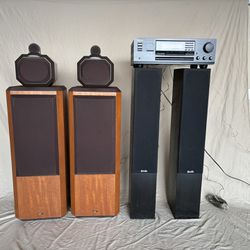 B&W Studio Speakers and Onkyo Receiver  This Weekend Only $3000