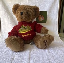 Vintage Brown Plush Teddy Bear