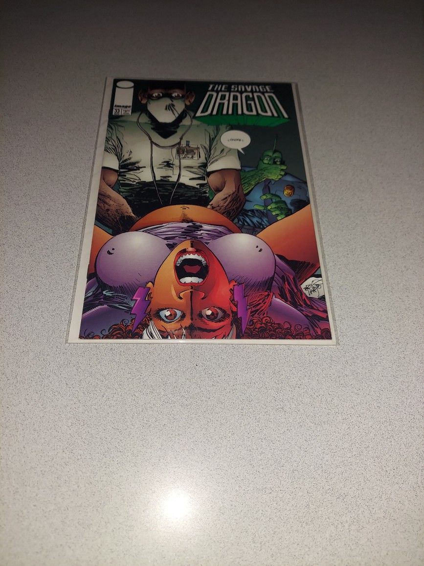1996 THE SAVAGE DRAGON #33 COMIC BAGGED AND BOARDED