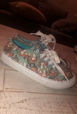 Girls size 2 unicorn shoes