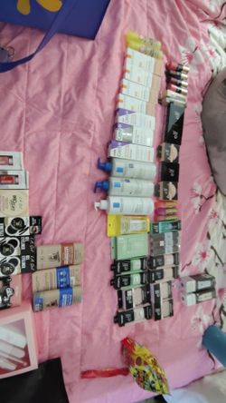 Various make up and hygiene