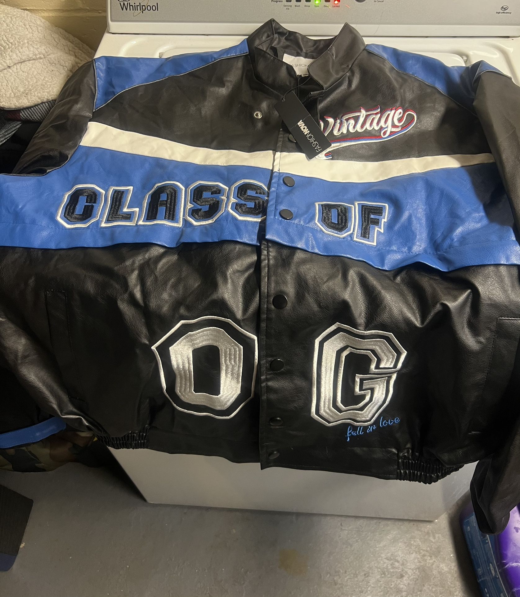 Vintage Graphic Varsity Jacket