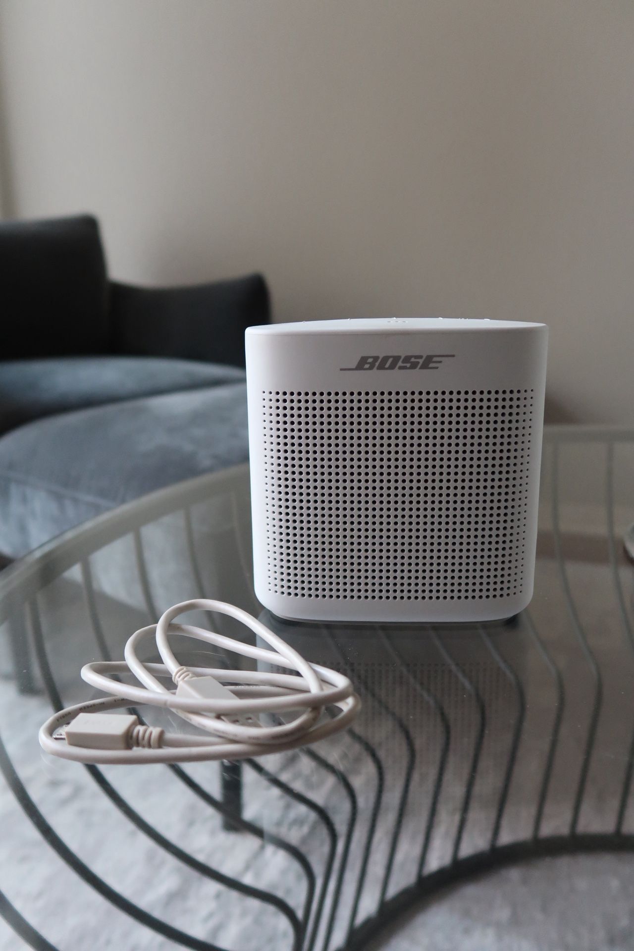 Bose Bluetooth Speaker • White With USB Charger Cable