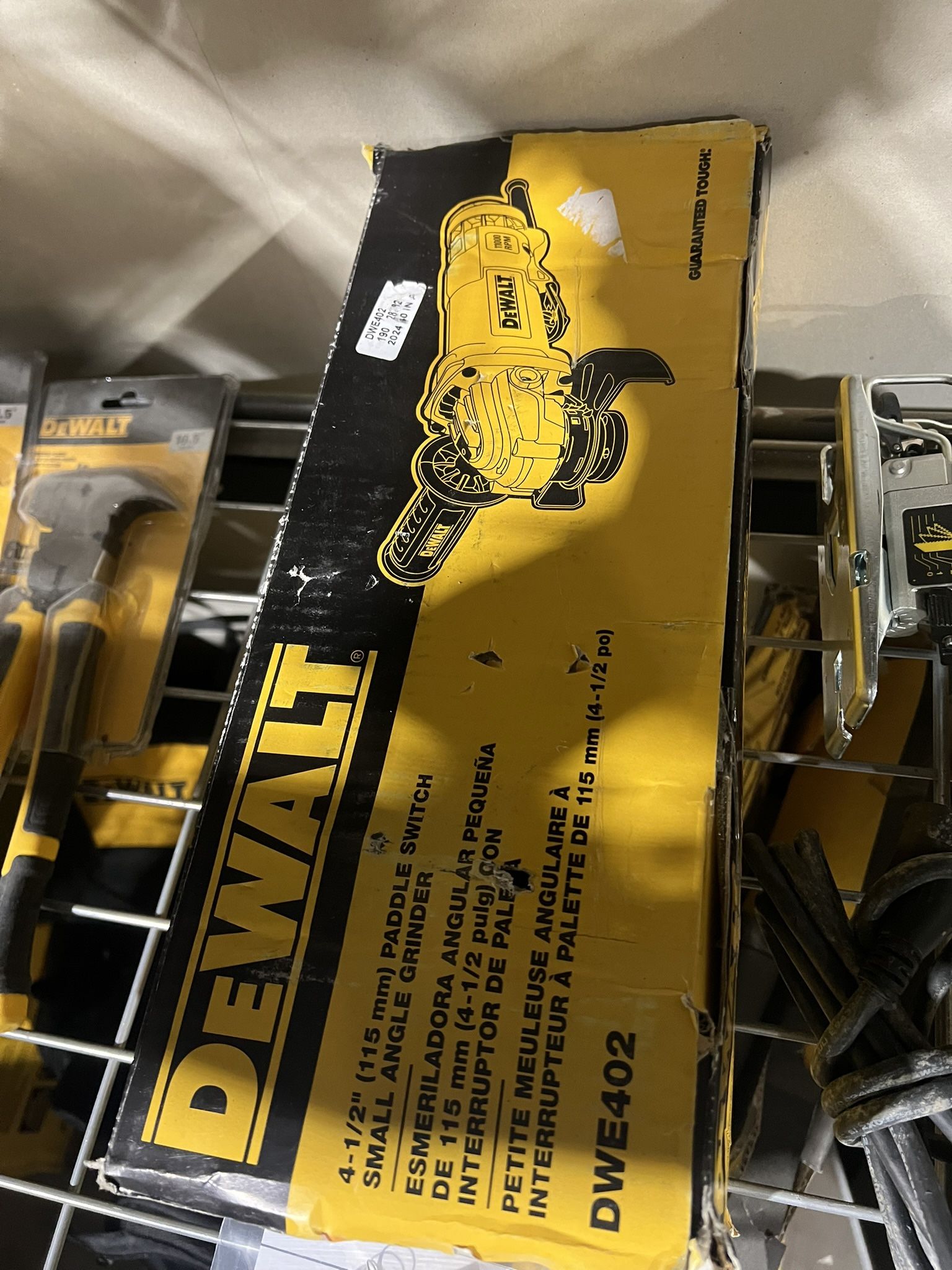 Dewalt 4 1/2in Grinder Corded