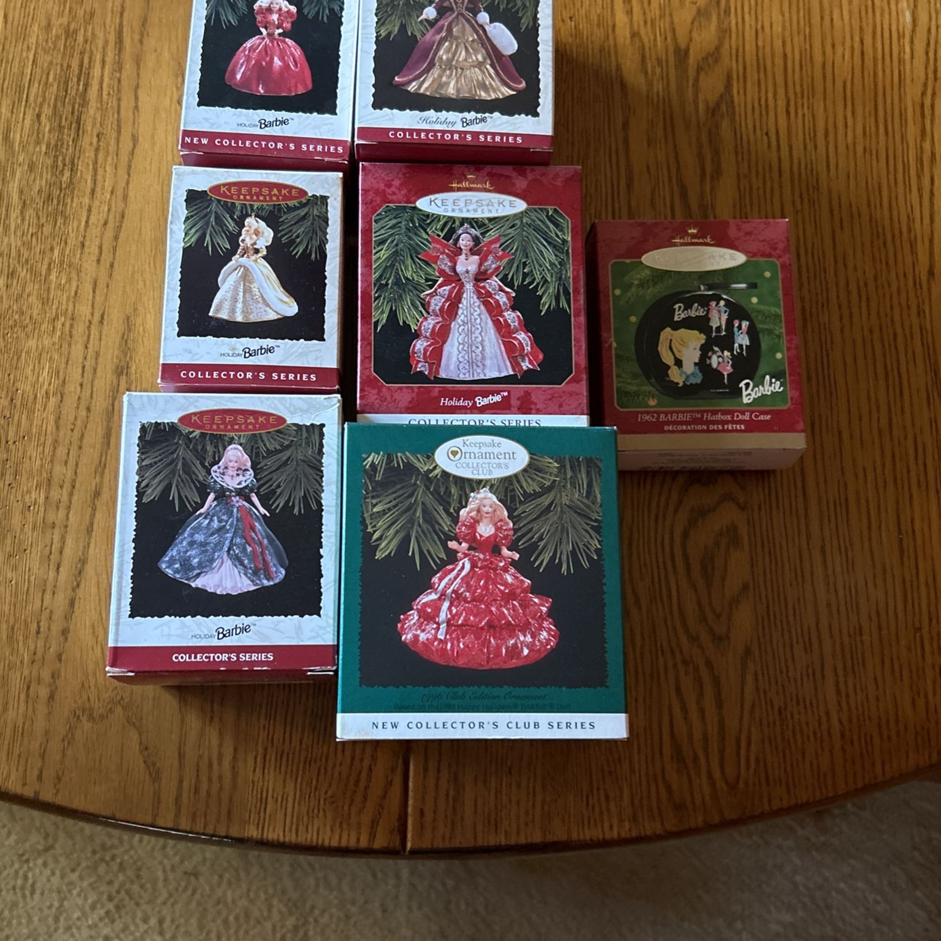 Collective Barbie Doll Holiday Ornaments