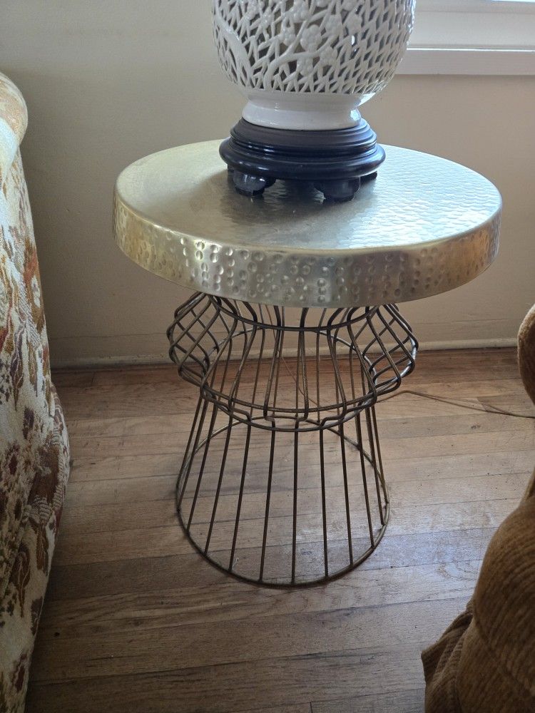 Brass Side Table