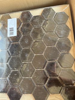 Black and grey tile