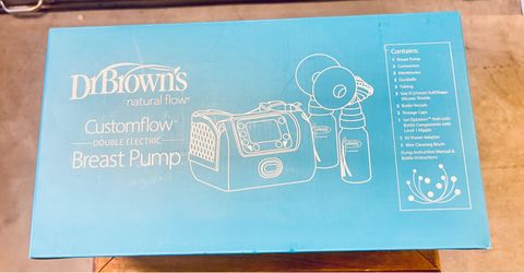 NEW Sealed Dr. Brown's Customflow Double Electric Breast Pump