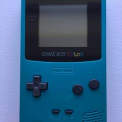 CLASSIC  teal gameboy color