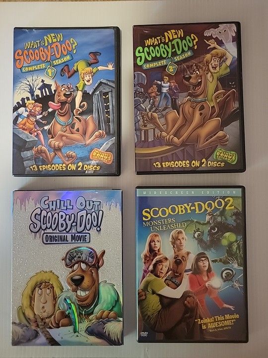 Scooby-Doo! 4 Movies DVD's: Chill-Out Movie. Episodes 1 & 2, Monsters Unleashed 2
