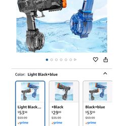 2 Pack Electric Water Squirt Gun For Kids & Adults