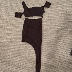 Fashion Nova Bandage top and skirt