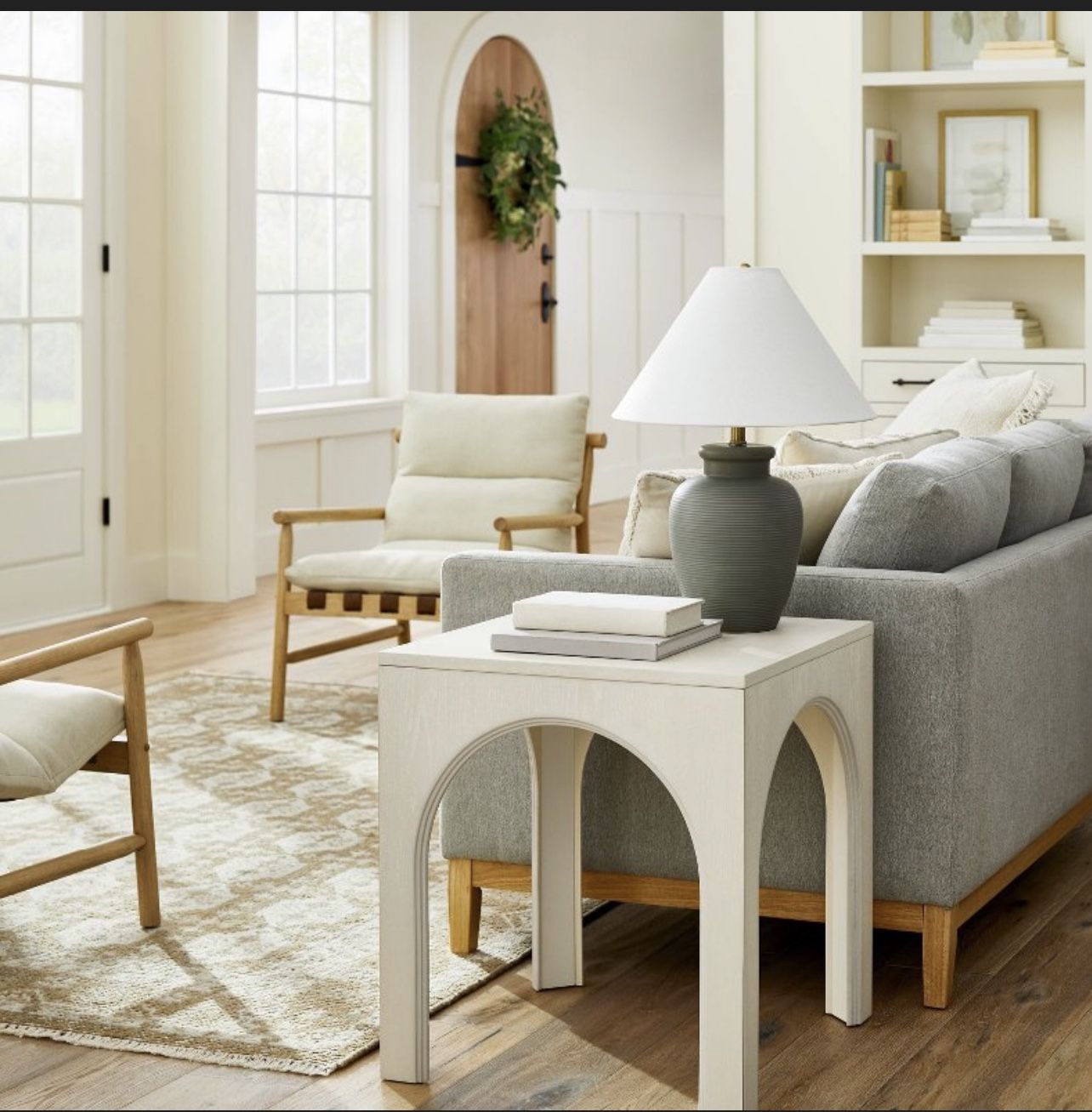 Thetford Accent Table Gray - Threshold™ designed with Studio McGee