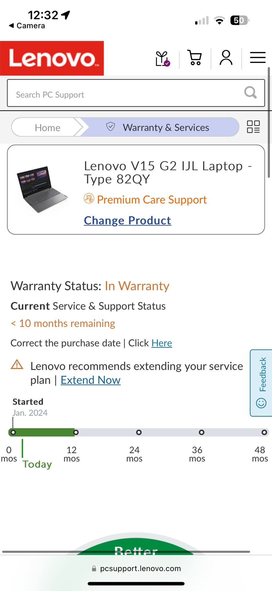 Lenovo V15 G2 W/Warranty