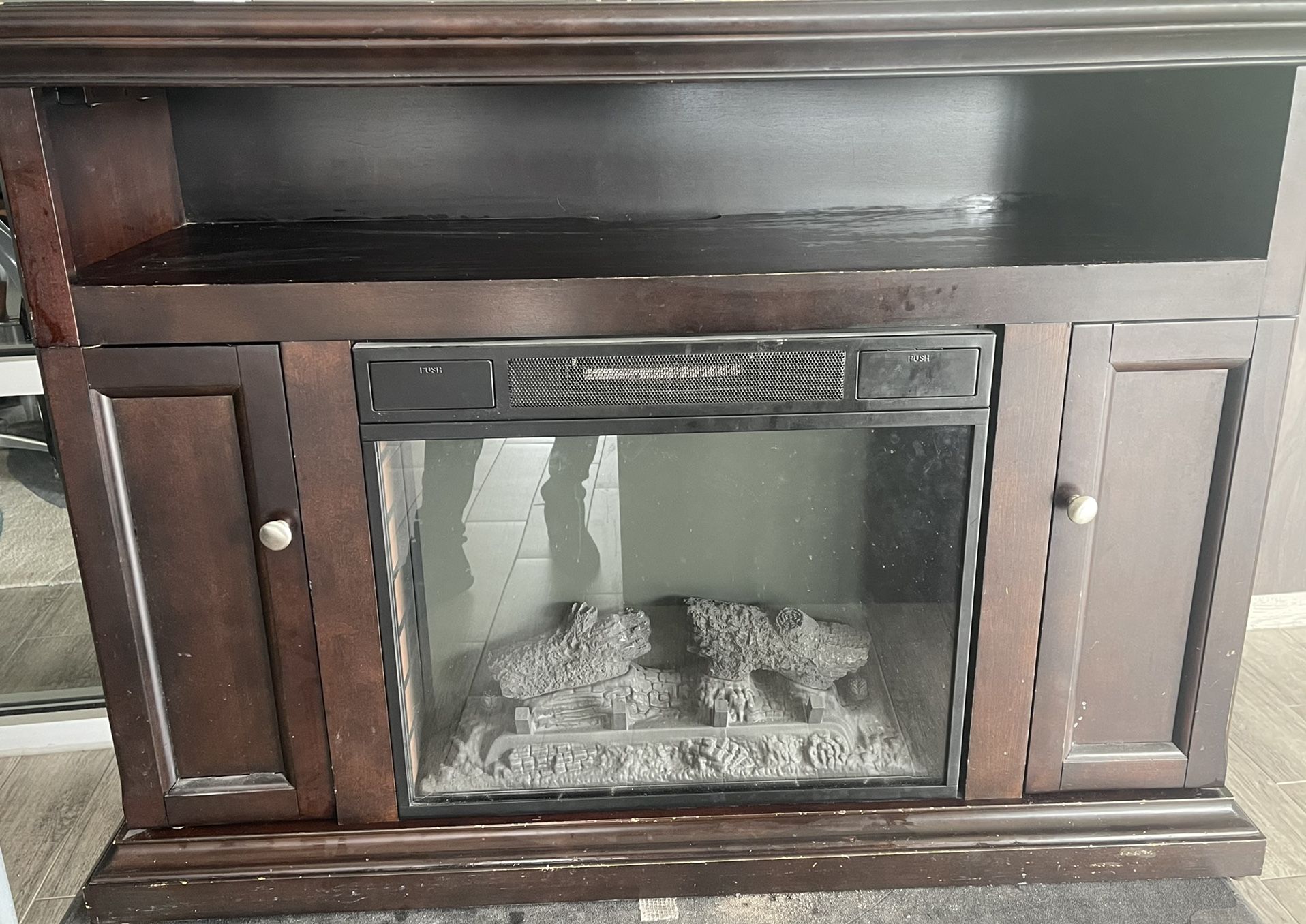 Twin Star Electri c Fireplace Model #23EF020GRA
