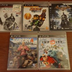PS3 Games And 1 Wii Sports Game