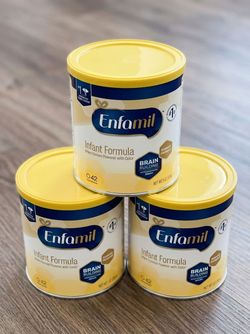 Enfamil formula three cans new fresh and unopened