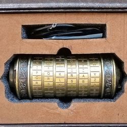 Cryptex puzzle lock box