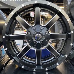 20x9 Fuel Offroad Wheels 6x139.7 Chevy Silverado and New 6 Lug Dodge Ram