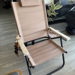 Camp Chair With A Matching Table Never Used New